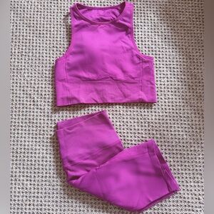 J Crew Magenta Workout set